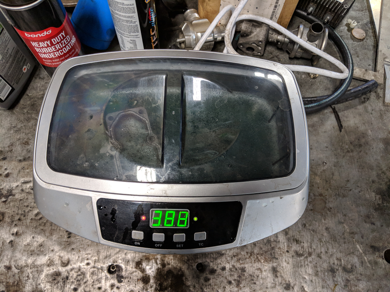 Ultrasonic bath worked great